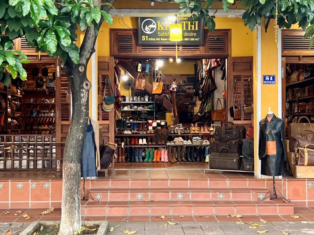 會安古鎮皮革店