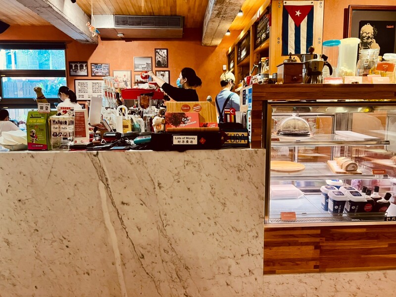 古巴娜咖啡櫃台