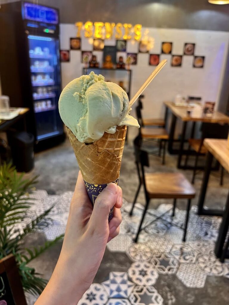 7 senses gelato pistachio