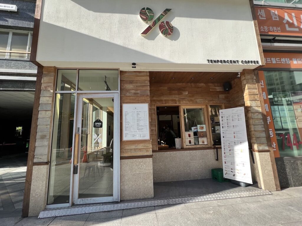 tenpercent coffee店面