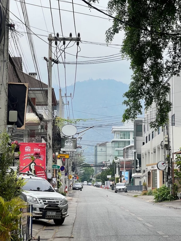 清邁燒山季天空