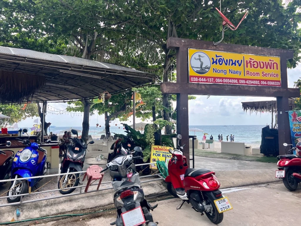 騎車到沙美島沙灘