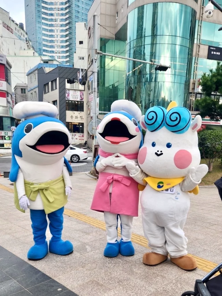 釜山鯖魚節 松島吉祥物
