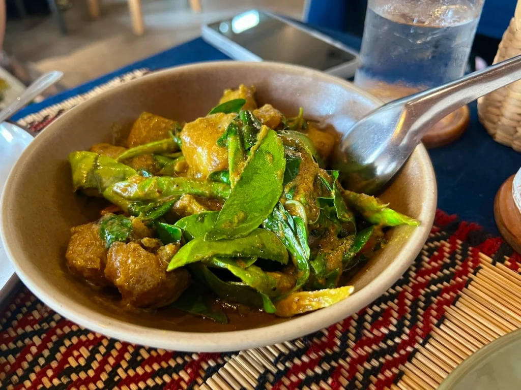 Maadae Slow Fish Kitchen Stir Fried Yellow Curry with Fish