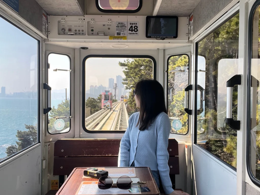 釜山膠囊列車 青沙浦出發景色