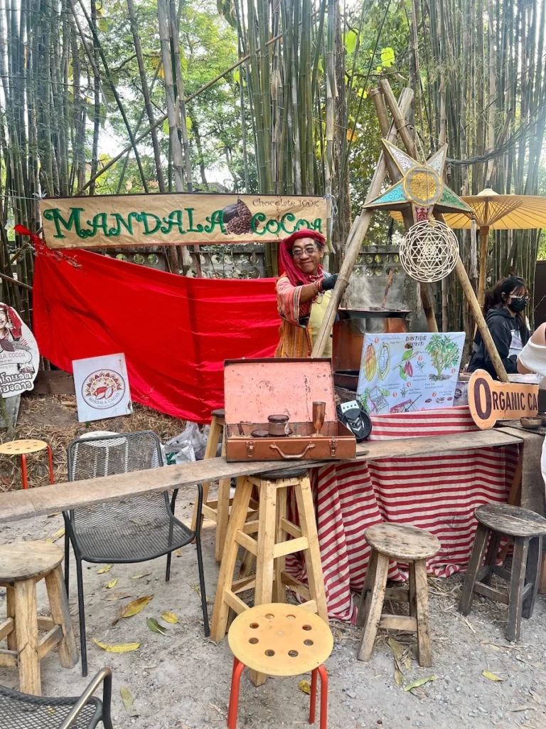 清邁麵包市集 Mandala Cocoa 熱可可