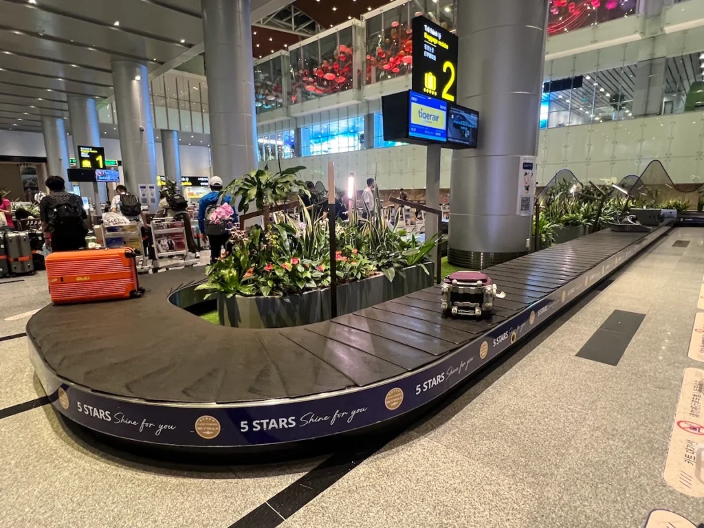 峴港機場行李轉盤