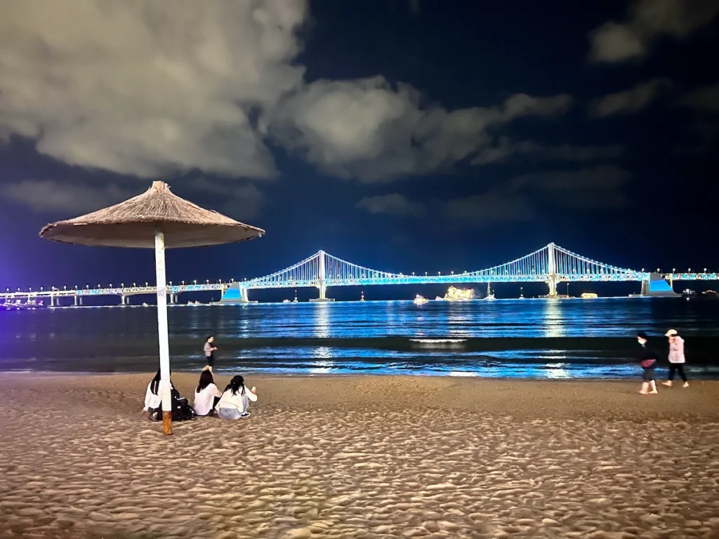 廣安里夜景與廣安大橋
