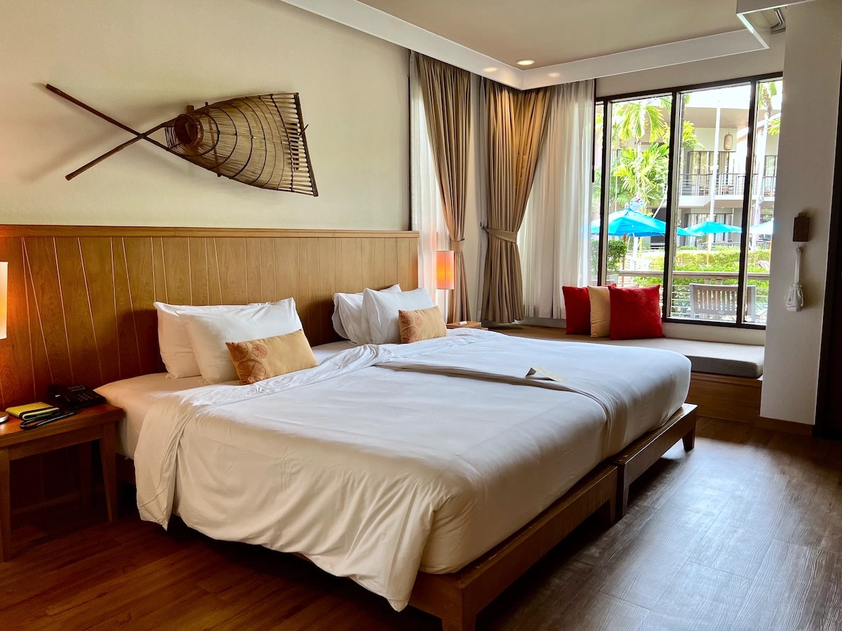 Sai Kaew Beach Resort 尊貴間雙人床