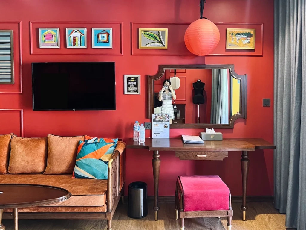 會安飯店梳妝台與電視 Son Hoi An Boutique Hotel & Spa