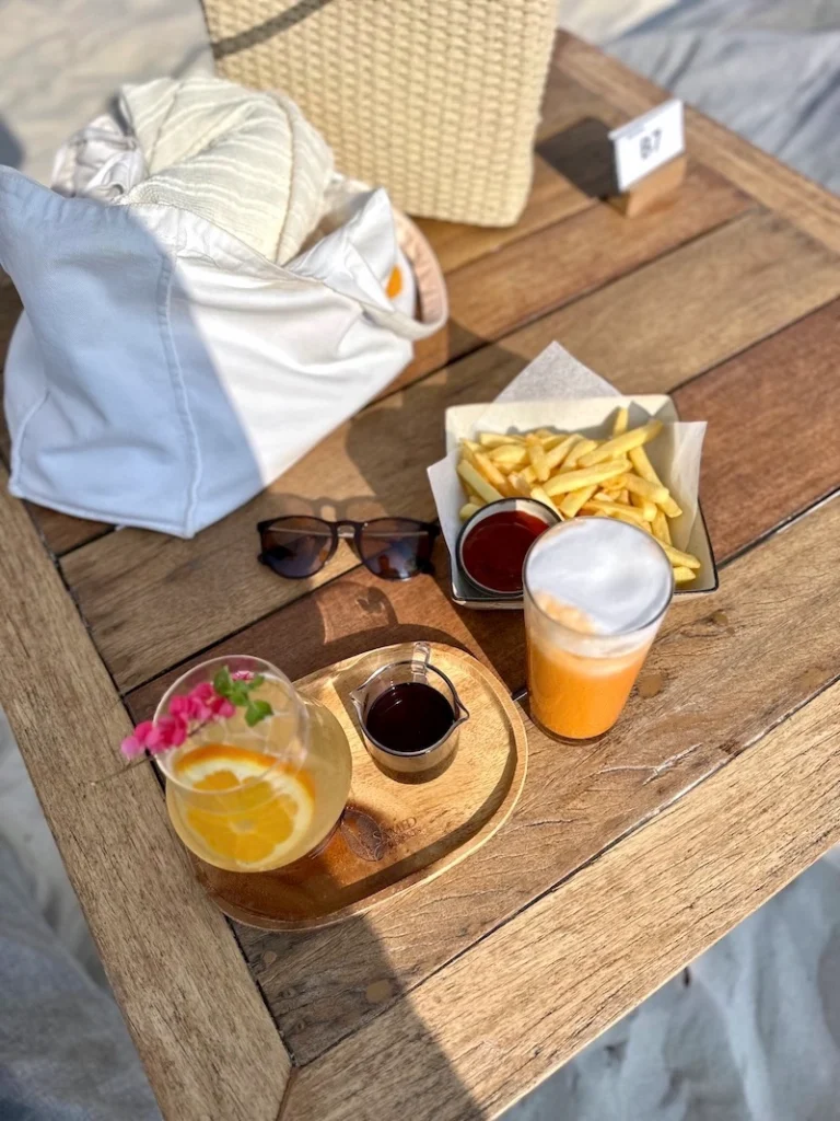 winkks beach club 餐點飲料