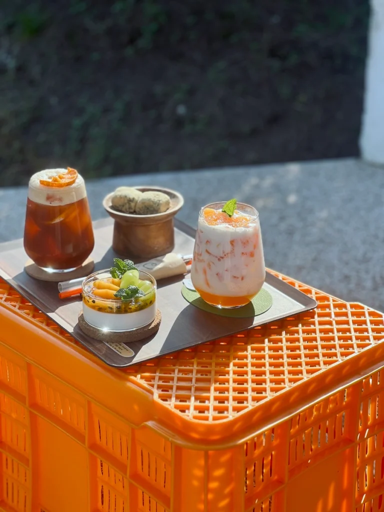 cafe the container 濟州島橘子咖啡廳餐點