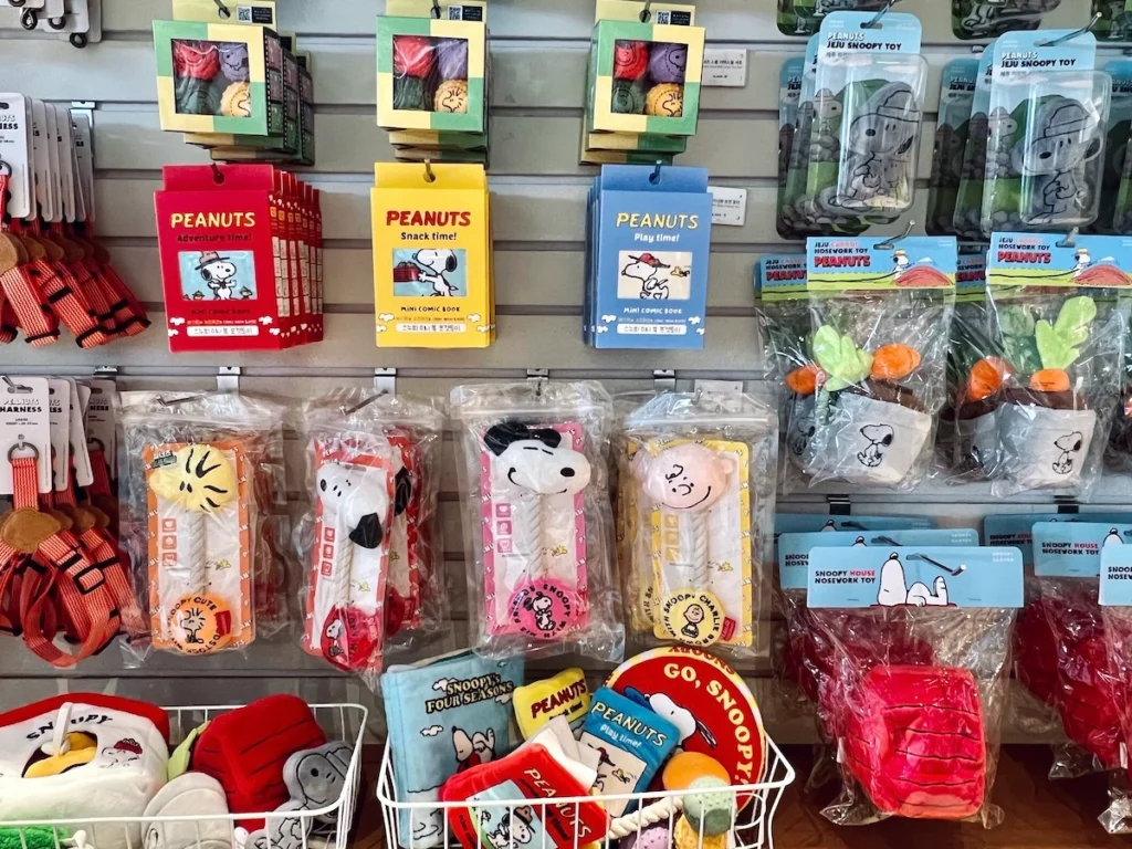 snoopy garden 紀念品店商品