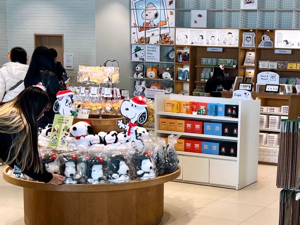 snoopy garden 紀念品店商品