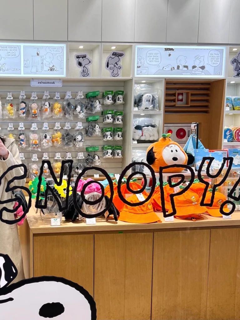 snoopy garden 紀念品店商品