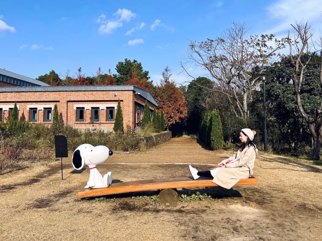 snoopy garden jeju 史努比蹺蹺板