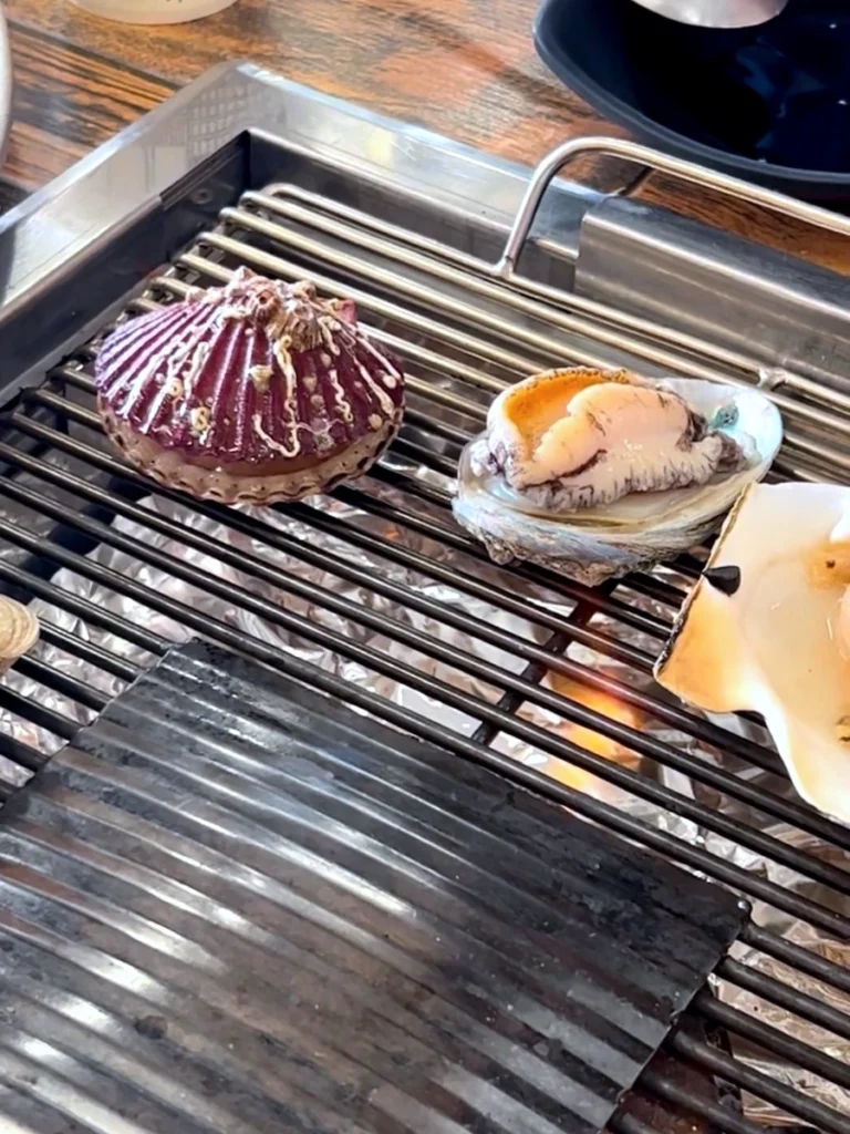 松島海底貝殼王國 新鮮烤鮑魚