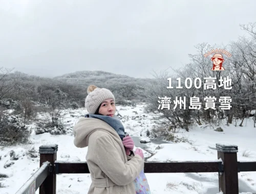 濟州島1100高地賞雪