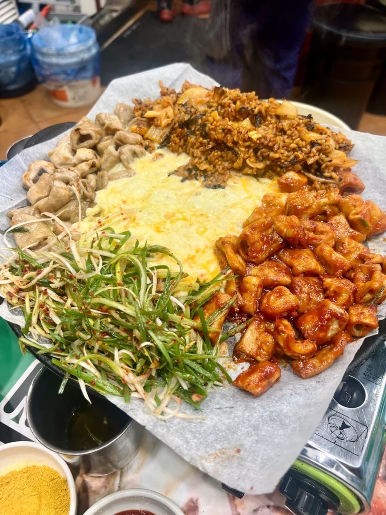 札嘎其站美食 海田烤腸 해전곱창