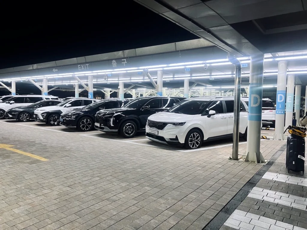 濟州島樂天租車停車場