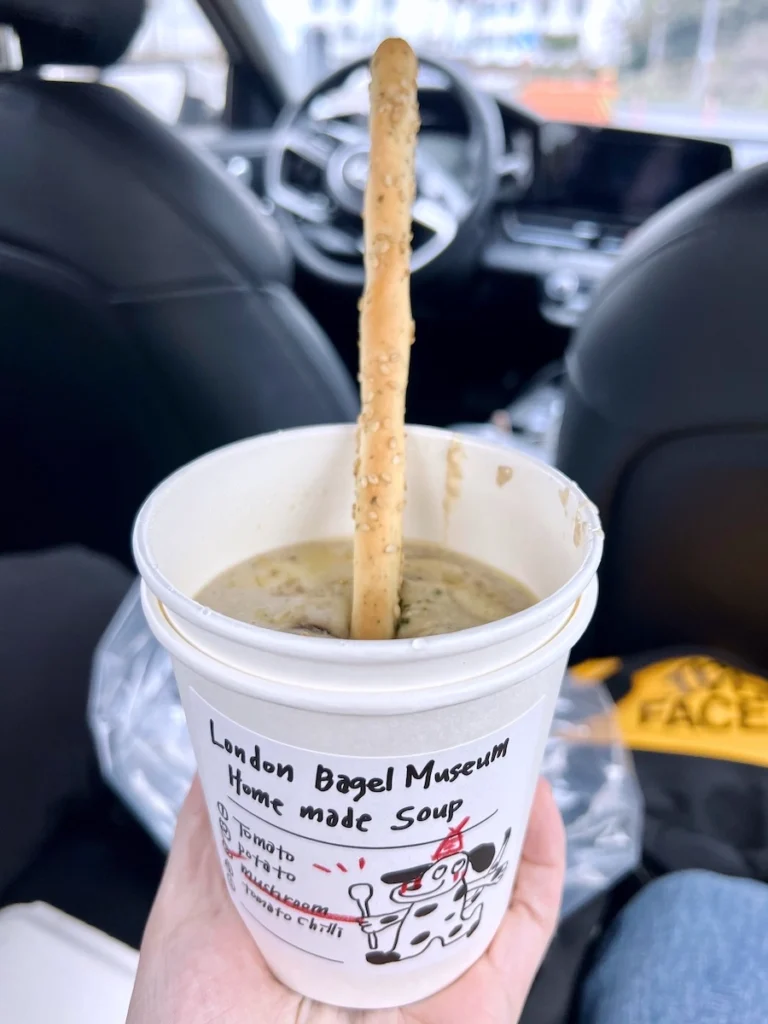 倫敦貝果博物館 松露蘑菇濃湯