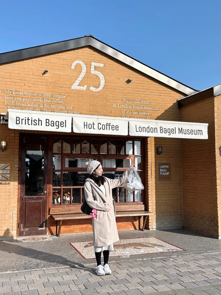 倫敦貝果博物館濟州店門口