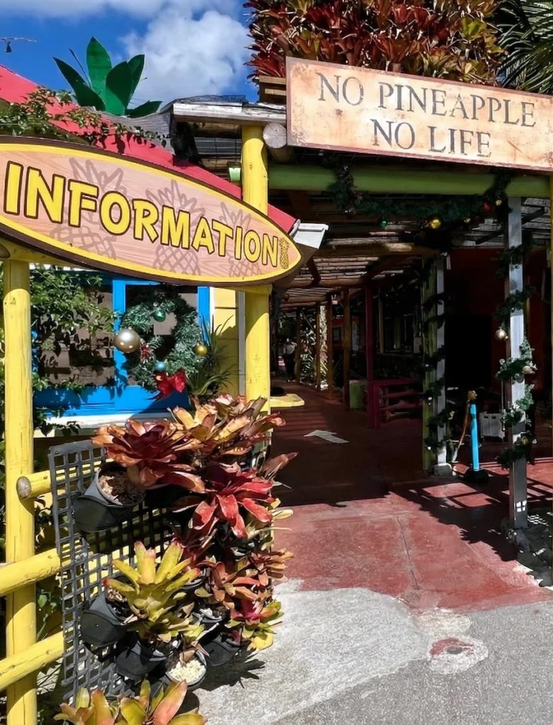 沖繩名護鳳梨園 售票櫃檯