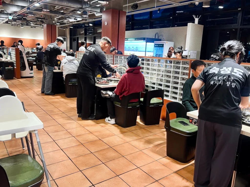 熟成到濟州總店 用餐環境