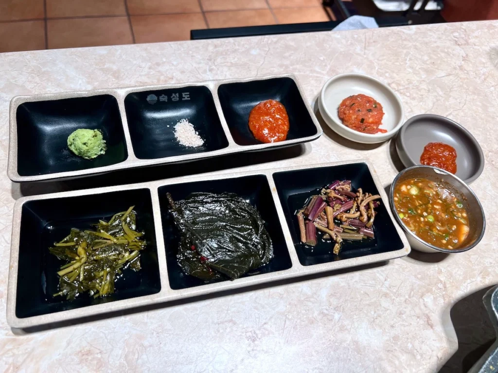 熟成到小菜醬料