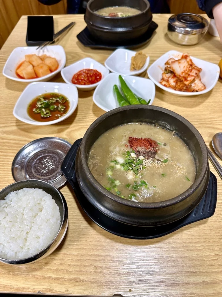 濟州島宇進解酒湯 蕨菜豬肉湯