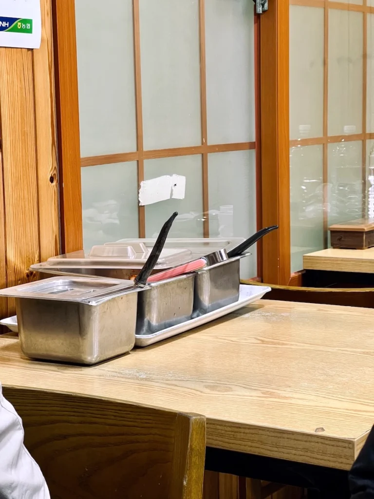 濟州島宇進解酒湯 小菜自助區