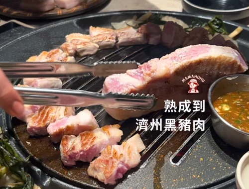 濟州島熟成到黑豬肉
