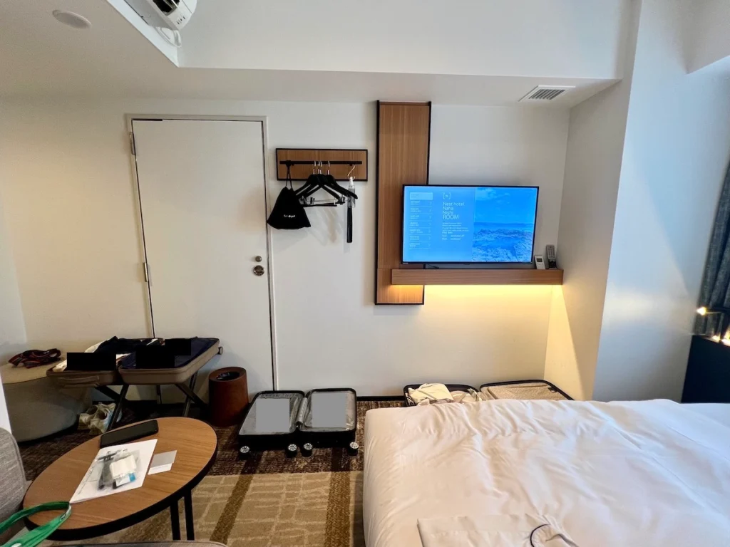 Nest Hotel Naha Nishi 沖繩那霸飯店 行李擺放空間
