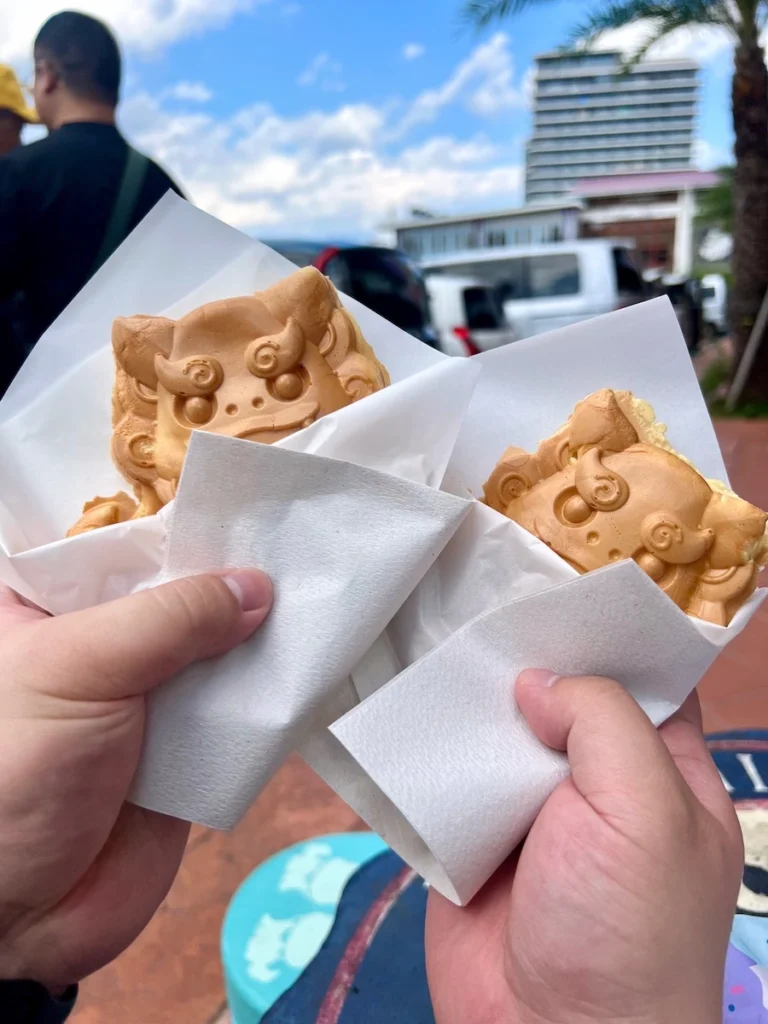 沖繩美國村 風獅爺雞蛋糕