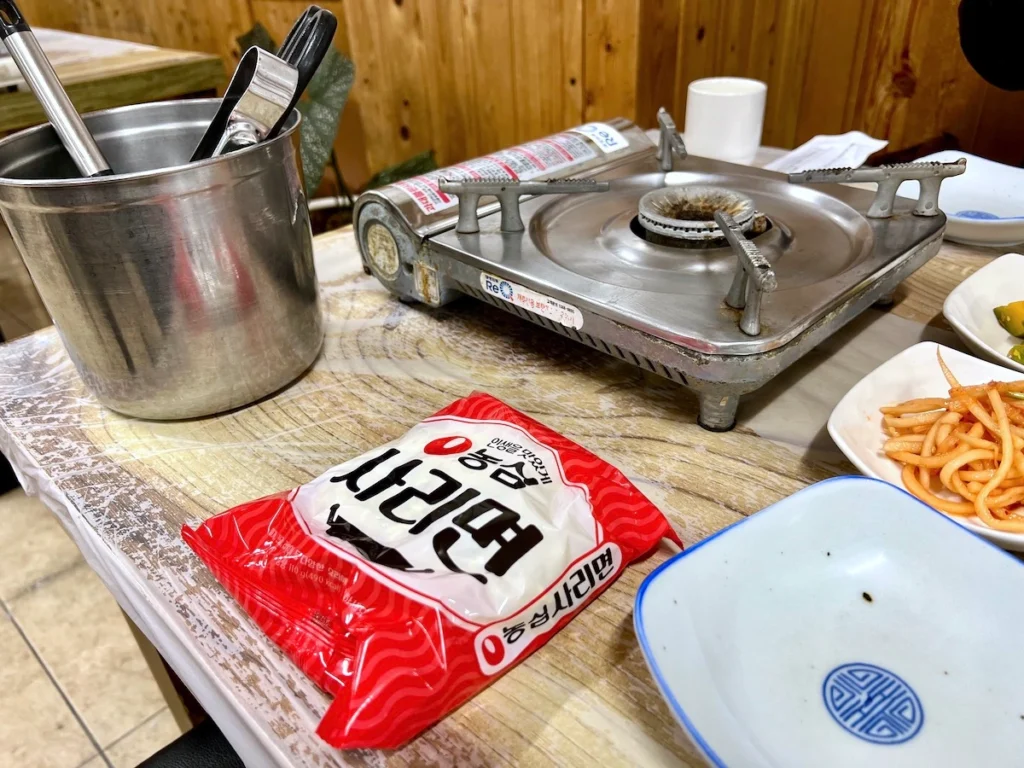 濟州島大元家鮑魚海鮮鍋 原味拉麵