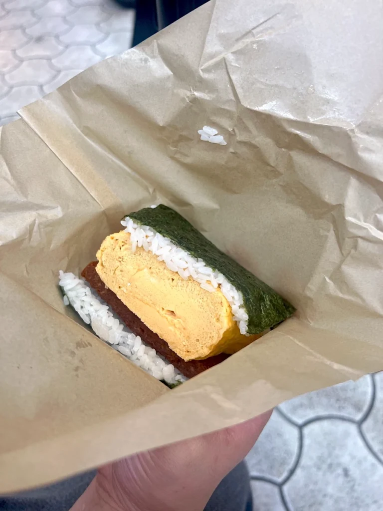 福助玉子燒 厚切玉子燒豬肉飯糰