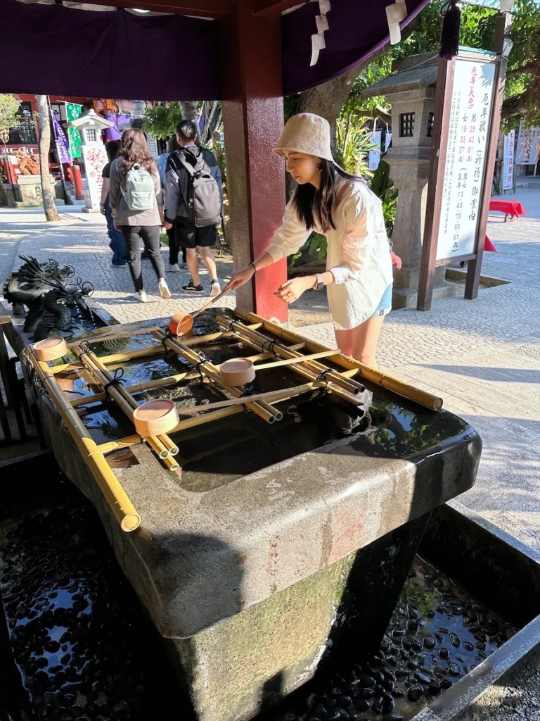 沖繩波上宮守水舍洗手