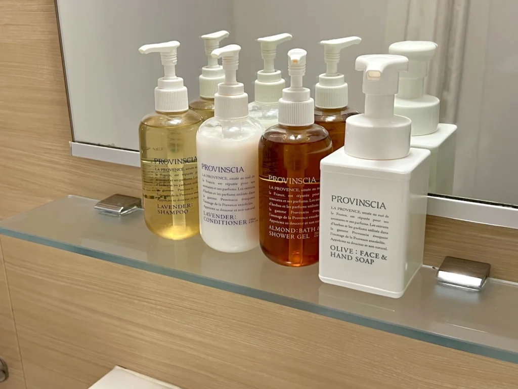 tissage hotel naha 沖繩那霸飯店 洗髮乳與沐浴乳