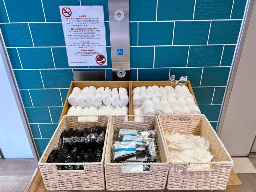 tissage hotel naha 沖繩那霸飯店備品區