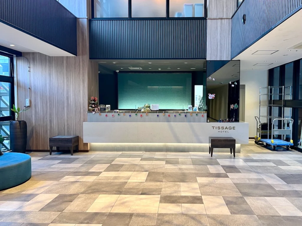 tissage hotel naha 沖繩那霸飯店大廳櫃檯