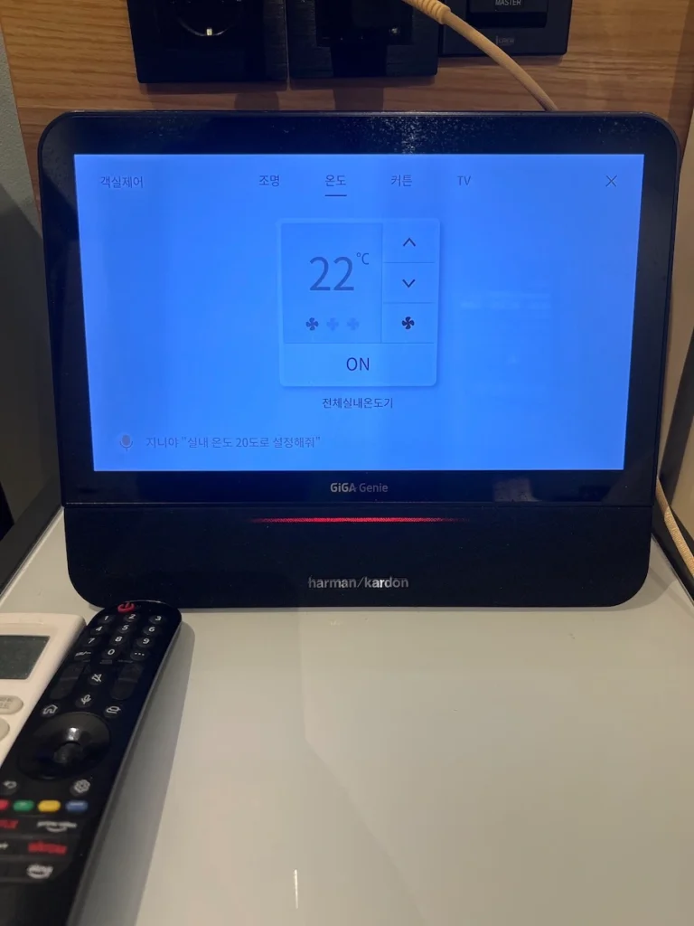 Browndot Haeundae 海雲台棕點飯店 冷氣開關