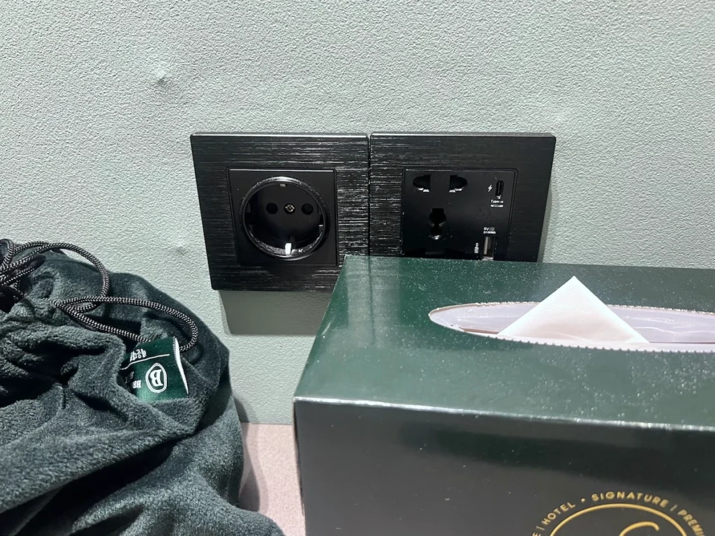 Browndot Haeundae 海雲台棕點飯店 插座