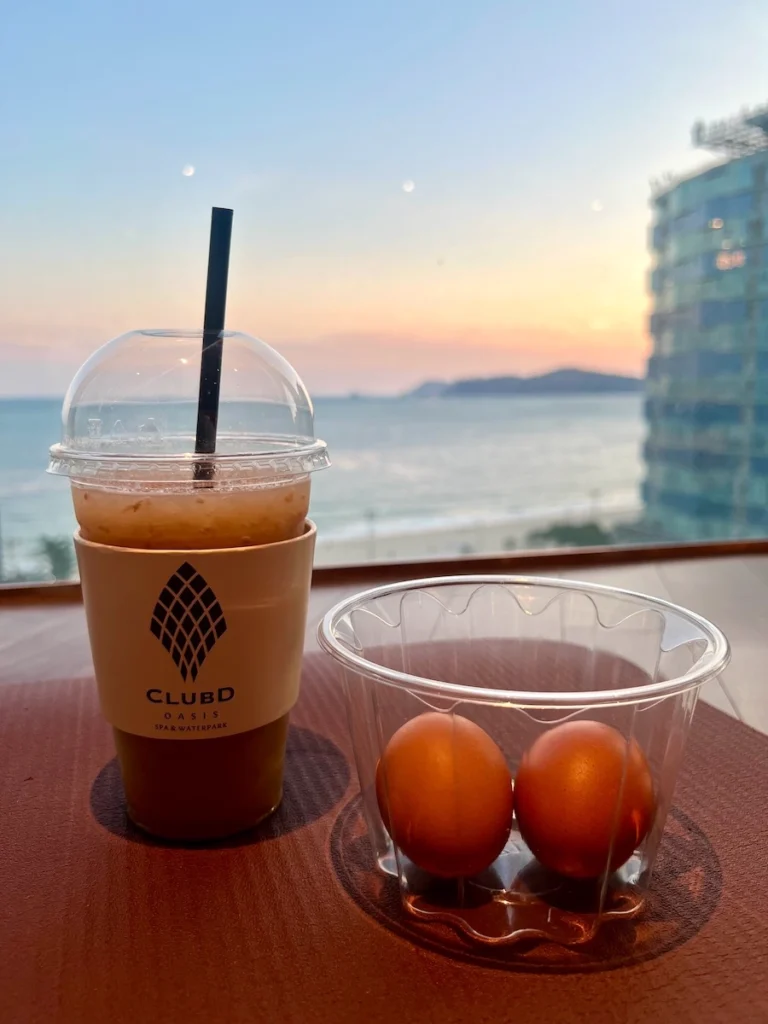 釜山汗蒸幕Club D Oasis 甜米釀與烤雞蛋