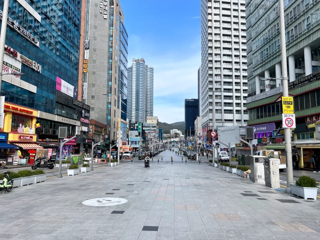 釜山海雲台主要街道