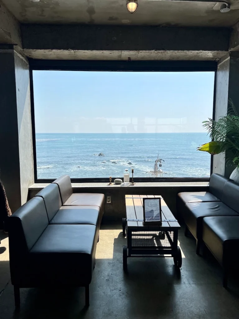 釜山青沙浦咖啡廳 Liberta 海景座位