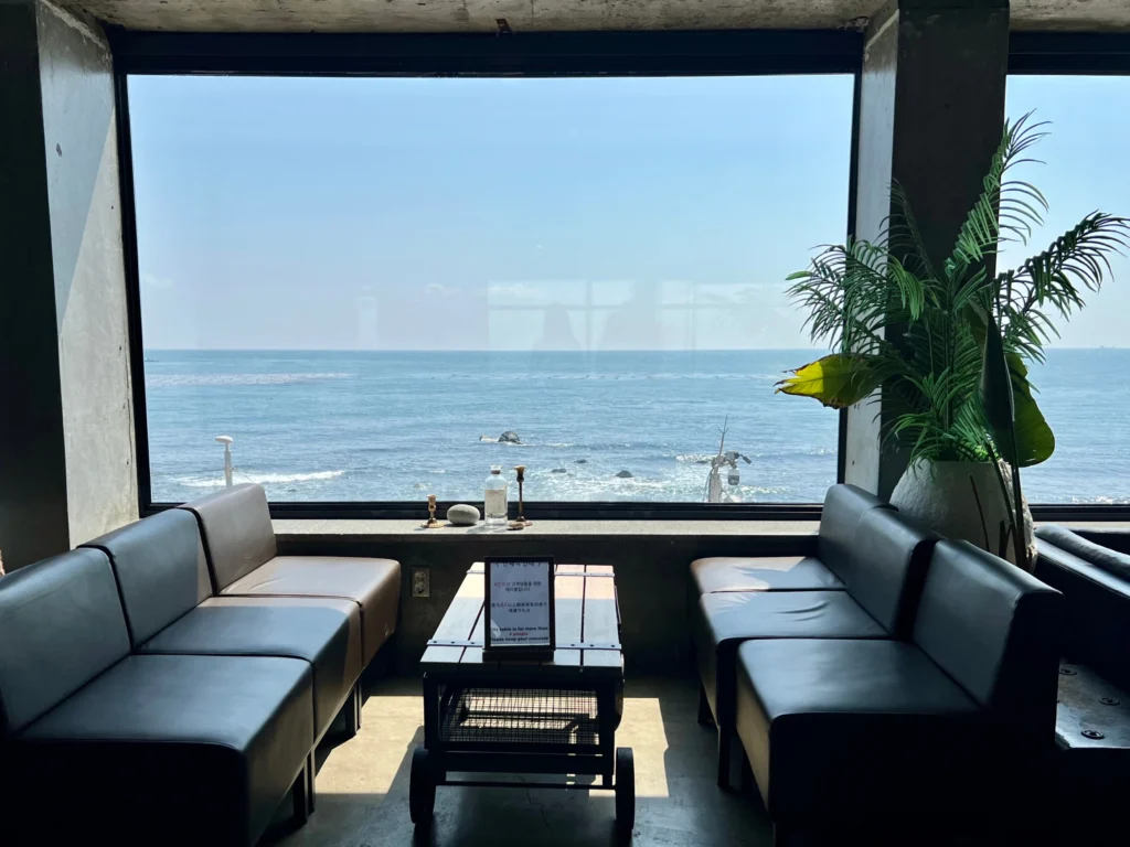 釜山青沙浦咖啡廳 Liberta 海景座位