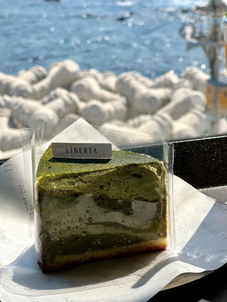 釜山青沙浦咖啡廳 Liberta 蛋糕