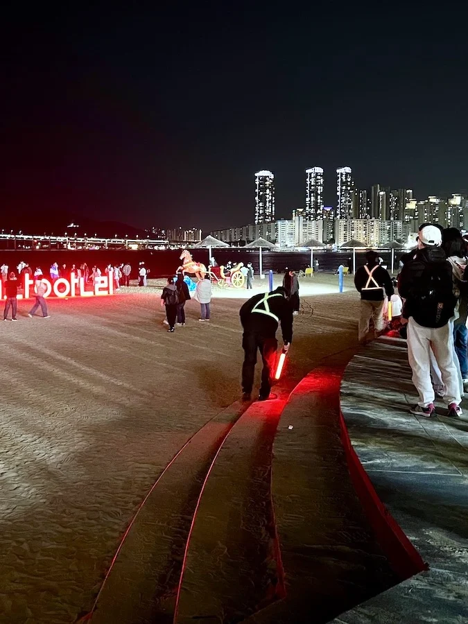 廣安里無人機燈光秀 最佳觀賞位置