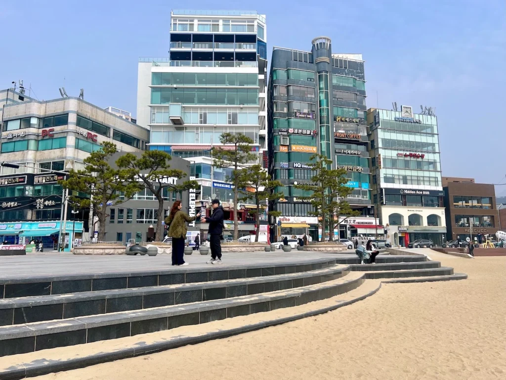 廣安里無人機燈光秀 最佳觀賞位置