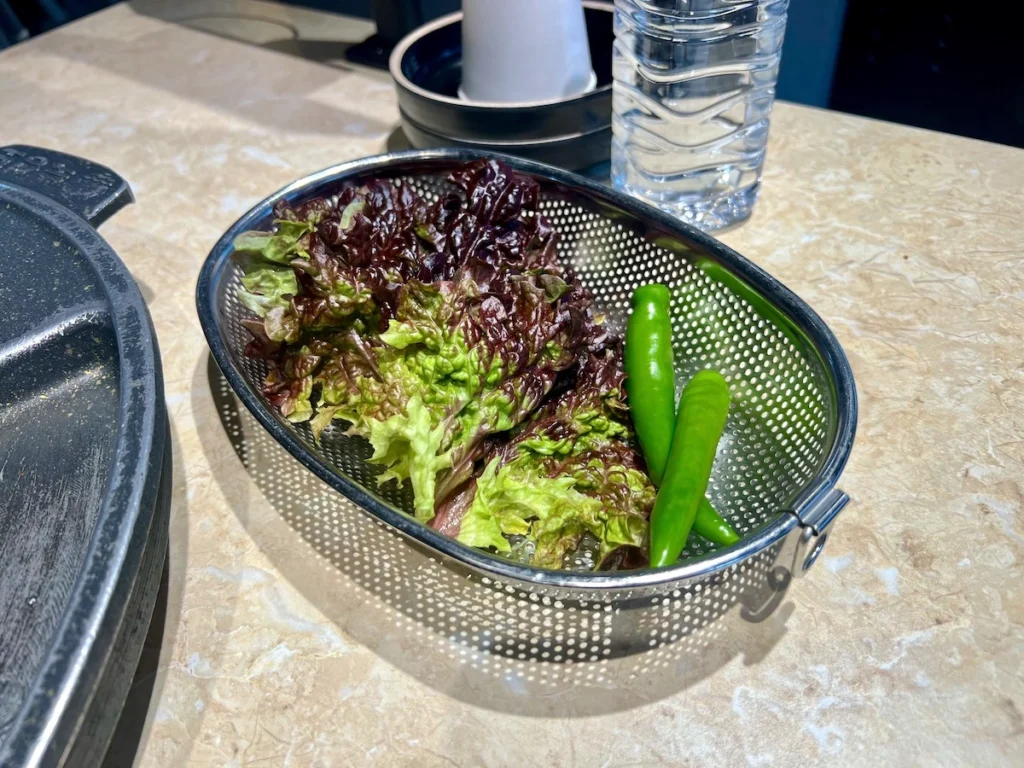 熟成到廣安里店 生菜盤